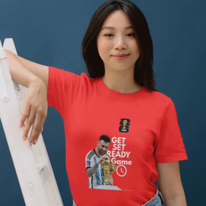 messi fifa world cup champion graphic tee