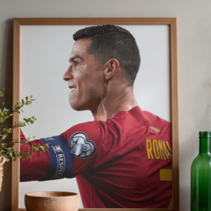 cristiano ronaldo fifa champion framed image